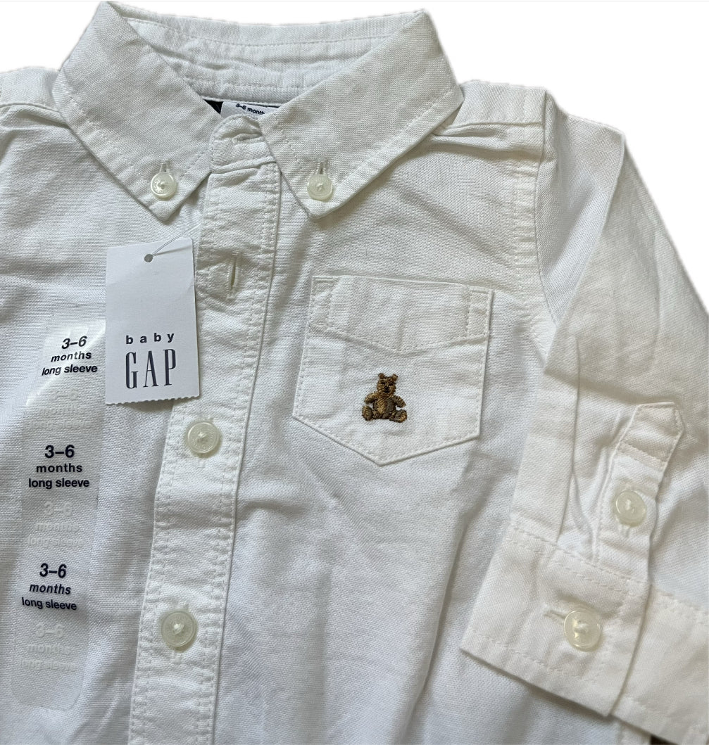 infant white dress shirt onesie Amazon.com: YEAHDOR Baby Toddlers Boys White Formal Dress Shirt Bodysuit Gentleman Romper for Wedding Party Christening Long Sleeve 0-3 Months: Clothing, Shoes & Jewelry